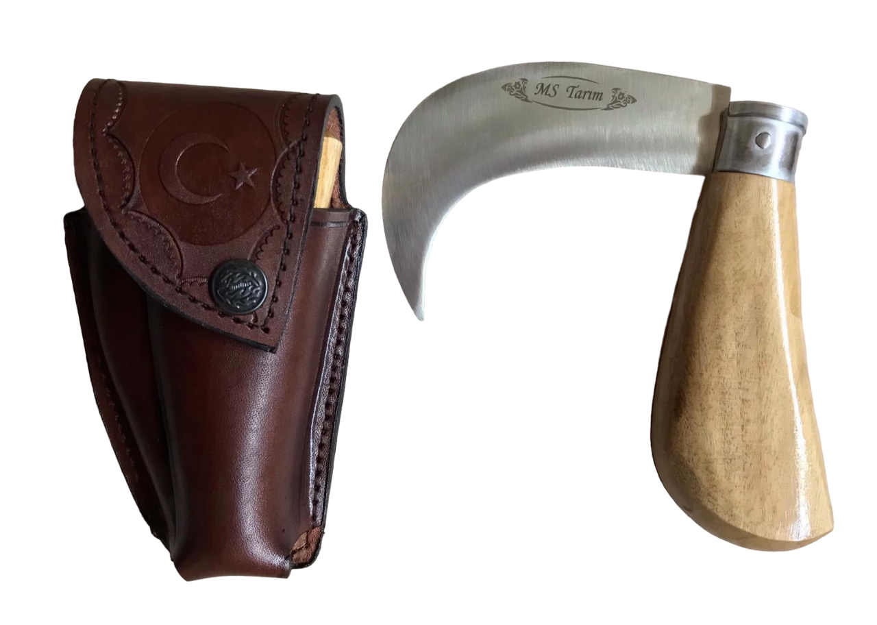 Küçük Oyma Aşı Bıçağı Kılıfı Deri