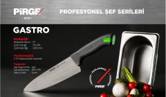 PİRGE Gastro Santoku Bıçağı Oluklu 17 cm