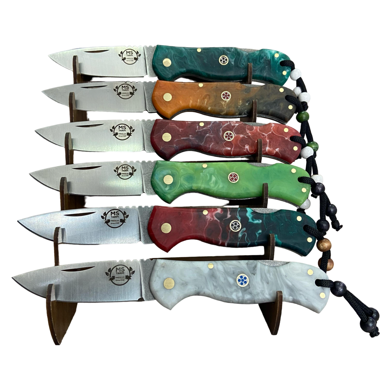 4034 Çelik Kilitli Epoksi Sap 21cm Cep Çakısı