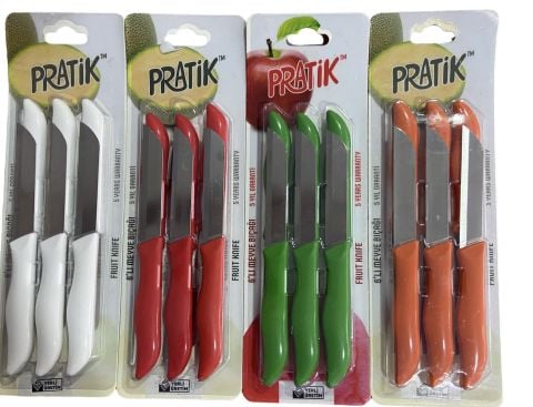 PİRGE Pratik 6'lı Meyve Bıçağı Takımı