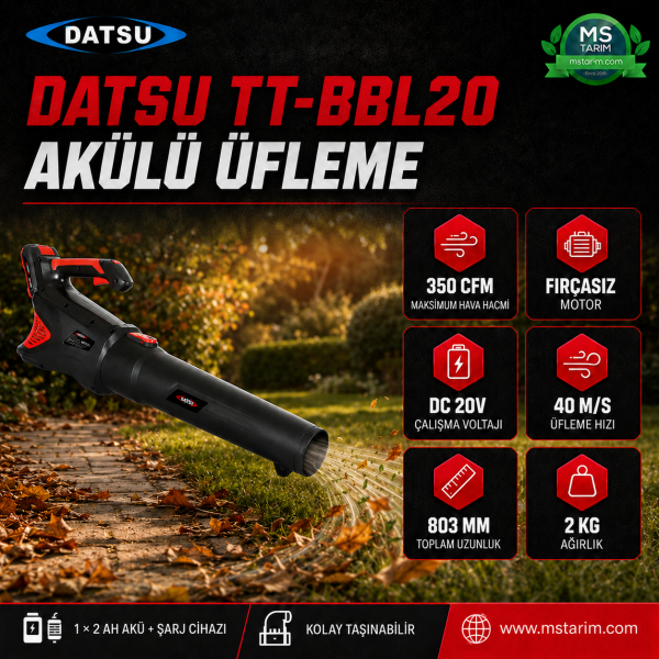 DATSU TT-BBL 20 AKÜLÜ ÜFLEME