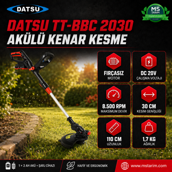 DATSU TT-BBC 2030 AKÜLÜ TIRPAN