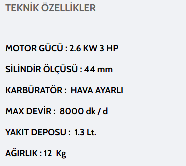 DATSU TR 660 TEKERLEKLİ BENZİNLİ TIRPAN