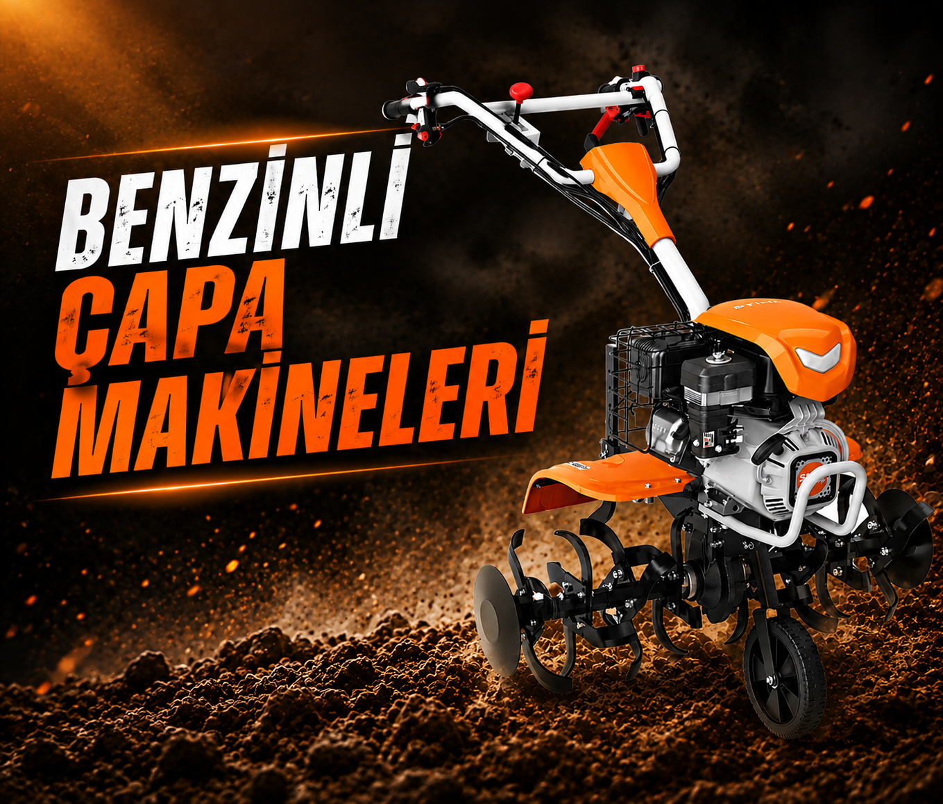 Profesyonel Benzinli Çapa Makineleri